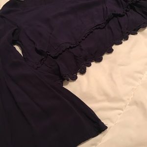 Crop top long sleeve shirt